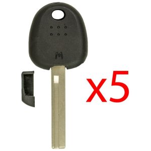 HY18 Transponder Key Shell for Hyundai – 5 PACK Aftermarket