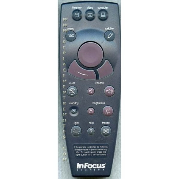 InFocus Systems 5900198XX Projector Remote Control