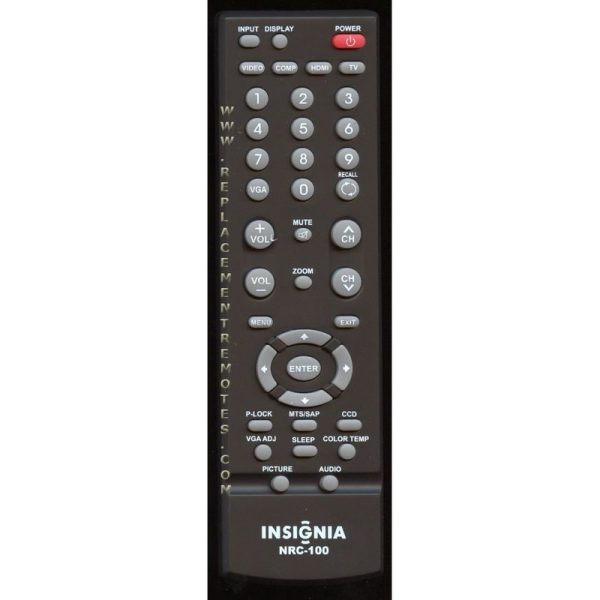 Insignia NRC100 TV Remote Control
