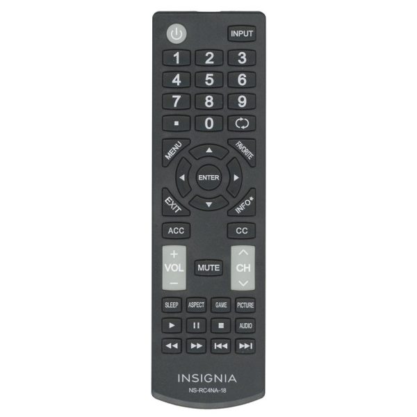 Insignia NS-RC4NA-18 TV Remote Control – 92259800010