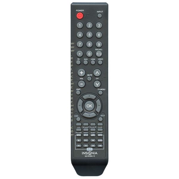 Insignia NSRC05A13 TV/DVD Remote Control – NS-RC05A-13