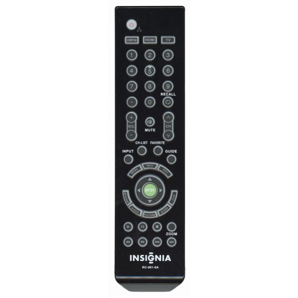 Insignia RC8010A for 2011 TV Remote Control