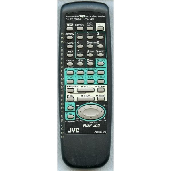 JVC LP20034016A TV/VCR Remote Control