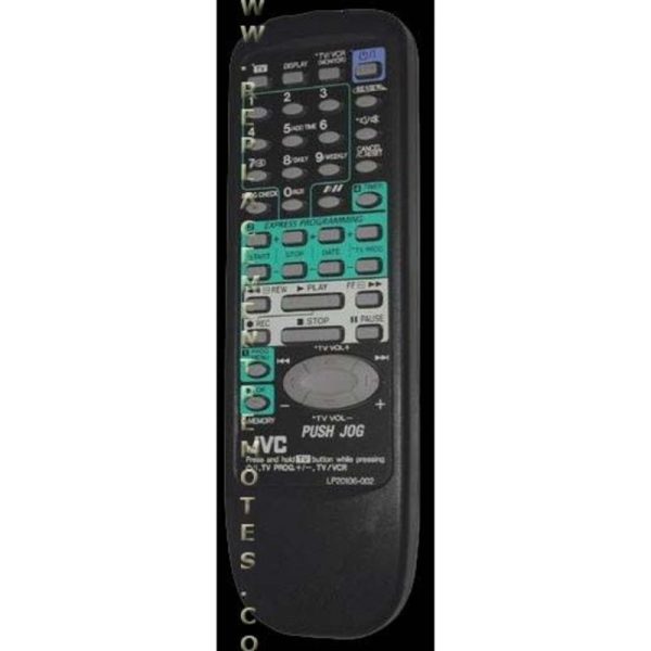 JVC LP20106002C VCR Remote Control