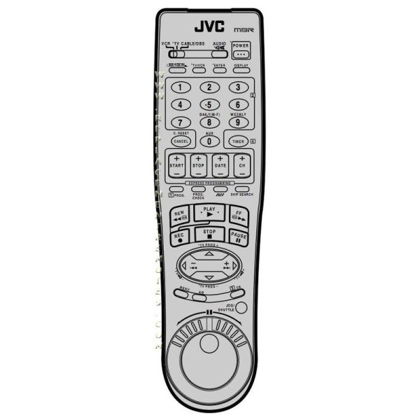 JVC LP20465002C VCR Remote Control