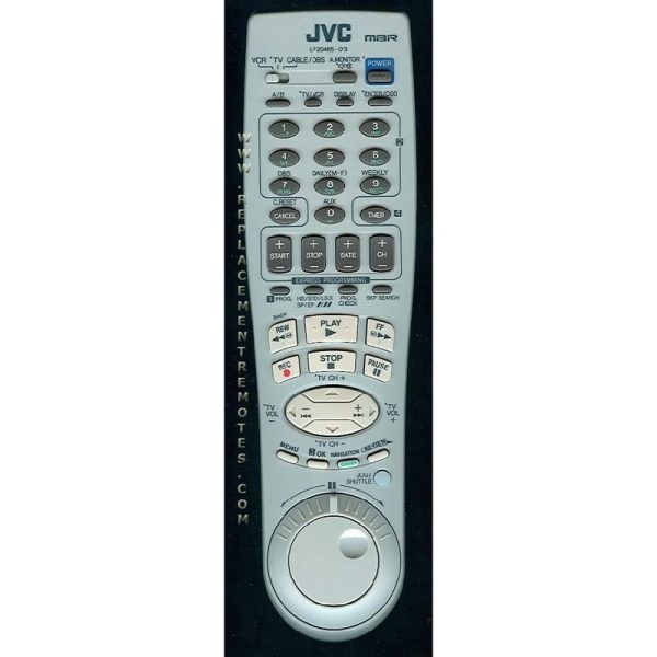 JVC LP20465013A VCR Remote Control