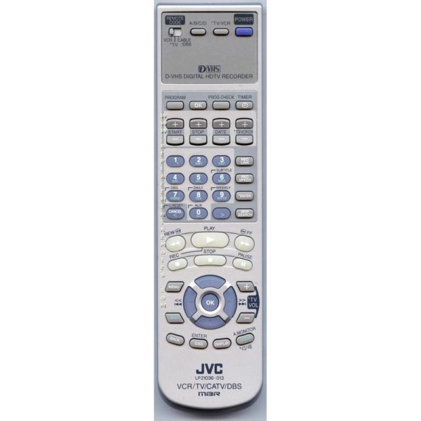 JVC LP21036013C TV/VCR Remote Control