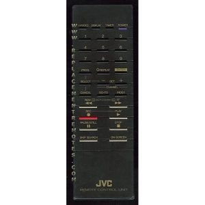 JVC PQ10474B1 VCR Remote Control