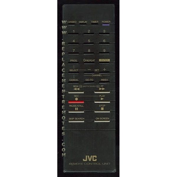 JVC PQ10474B1 VCR Remote Control