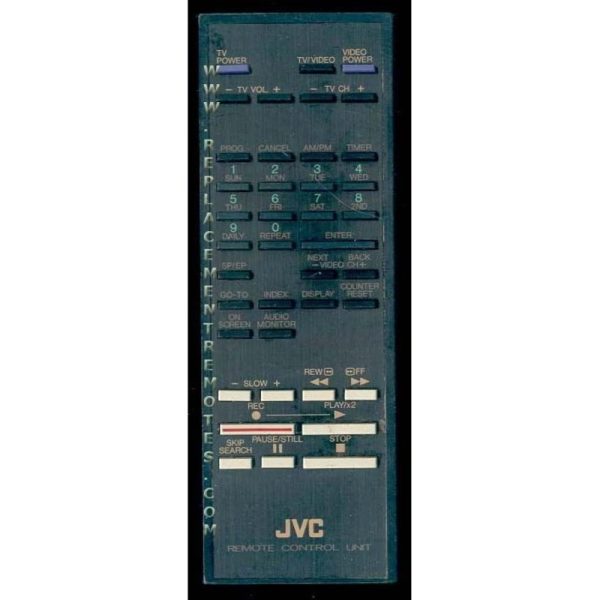 JVC PQ10544A2 VCR Remote Control