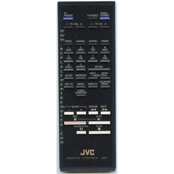 JVC PQ10544B VCR Remote Control