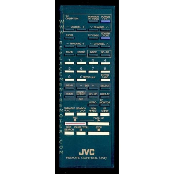 JVC PQ10544C2 VCR Remote Control