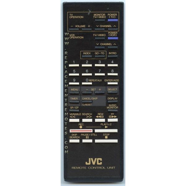JVC PQ10544D VCR Remote Control