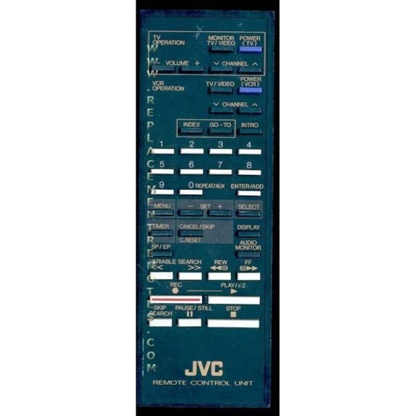 JVC PQ10544D5 VCR Remote Control