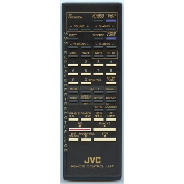 JVC PQ10544N9 VCR Remote Control