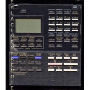 JVC PQ10607B VCR Remote Control