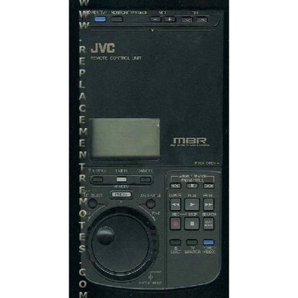 JVC PQ10842 VCR Remote Control