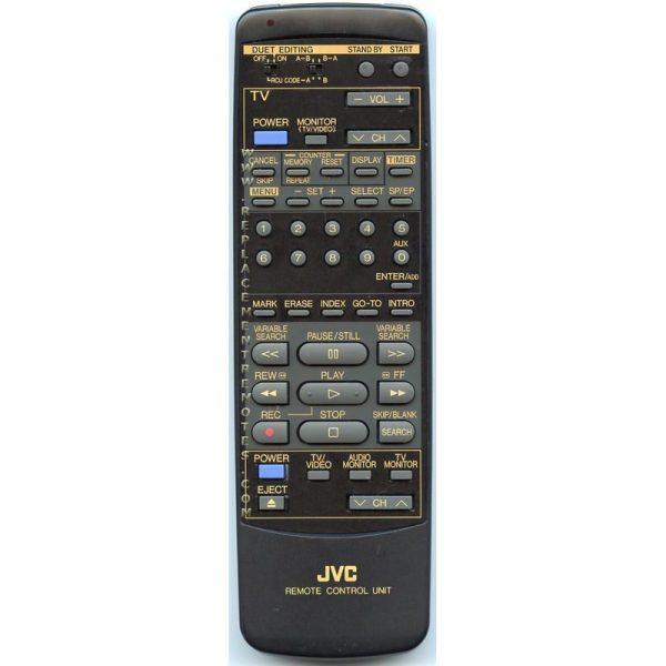 JVC PQ10956A VCR Remote Control