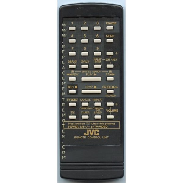 JVC PQ21206A1 VCR Remote Control