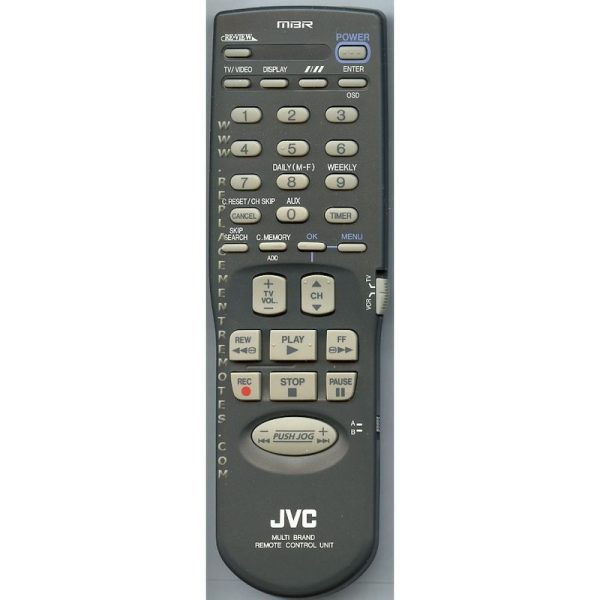JVC PQ21760L VCR Remote Control