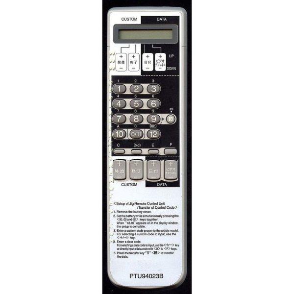 JVC PTU94023B TV/VCR Remote Control
