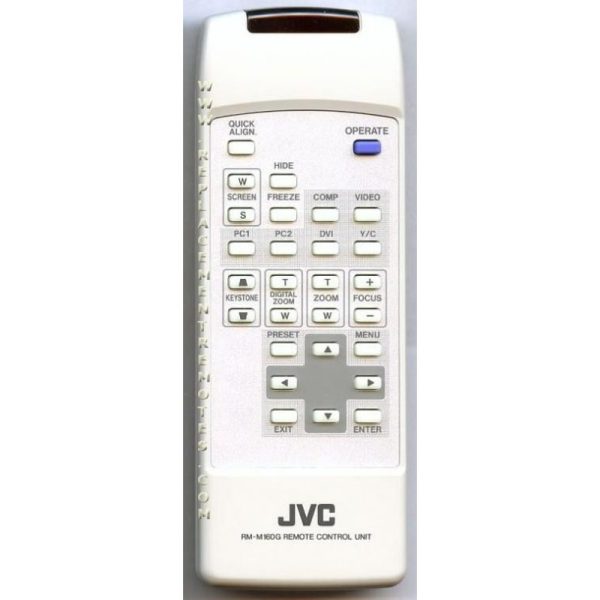 JVC RMM160G Projector Remote Control