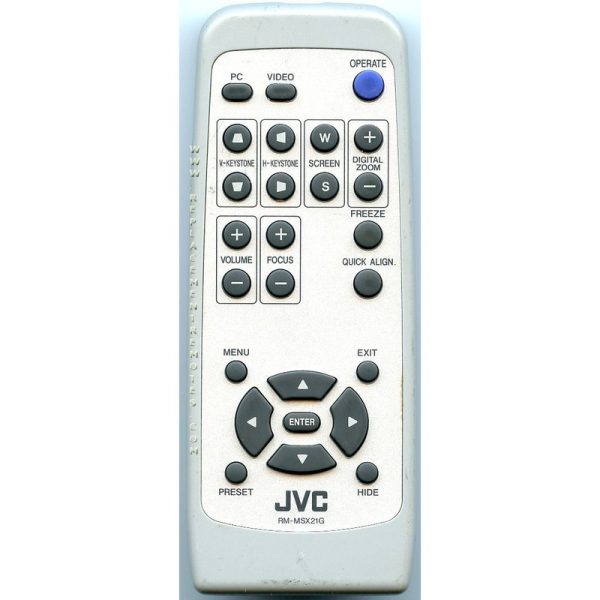 JVC RMMSX21G Projector Remote Control
