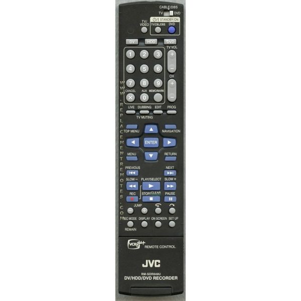 JVC RMSDR049U DVDR Remote Control