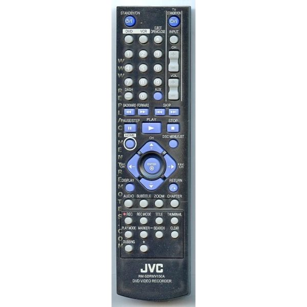 JVC RMSDRMV150A DVDR Remote Control