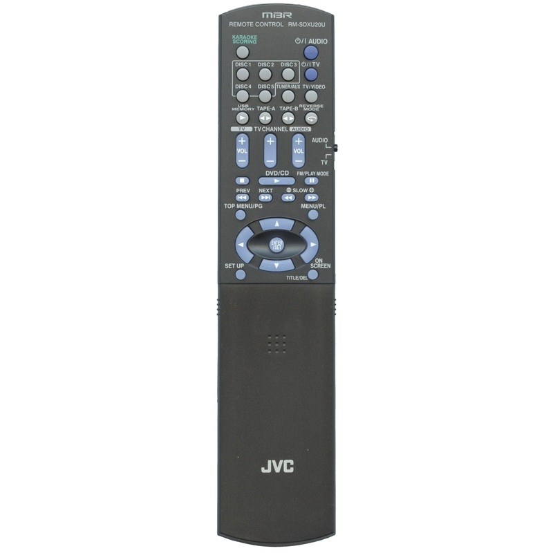 JVC RMSDXU20U Audio Remote Control
