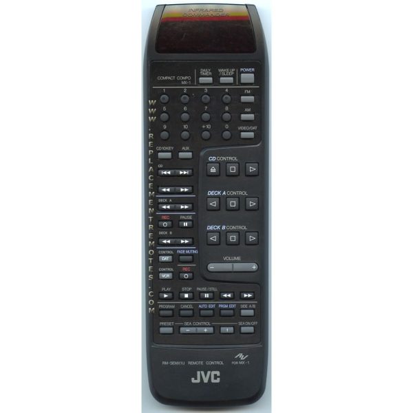 JVC RMSEMX1U Receiver Remote Control