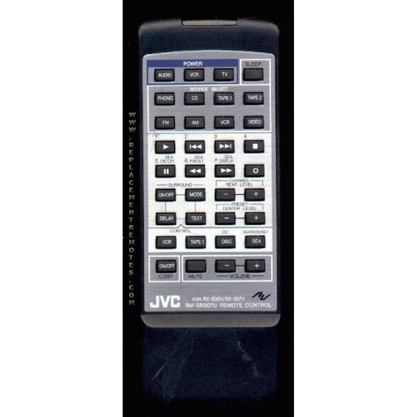 JVC RMSR507U Receiver Remote Control