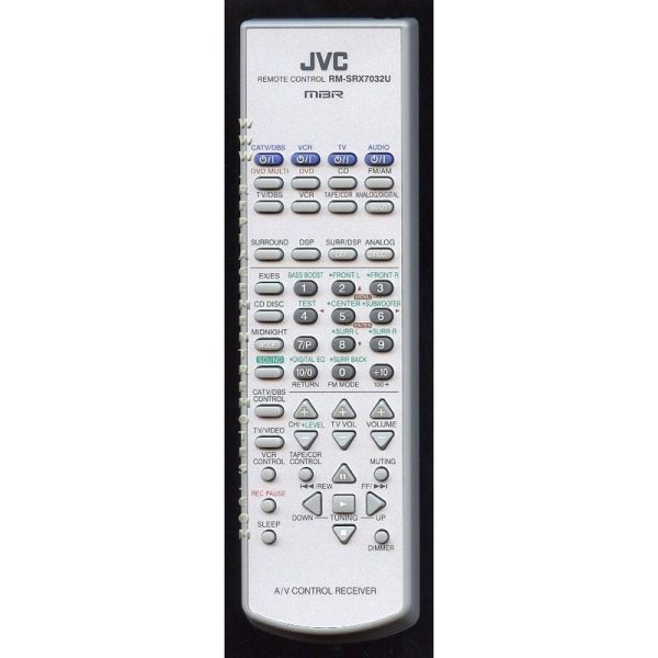 JVC RMSRX7032U Receiver Remote Control