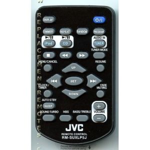 JVC RMSUXLP5J Car Audio Remote Control
