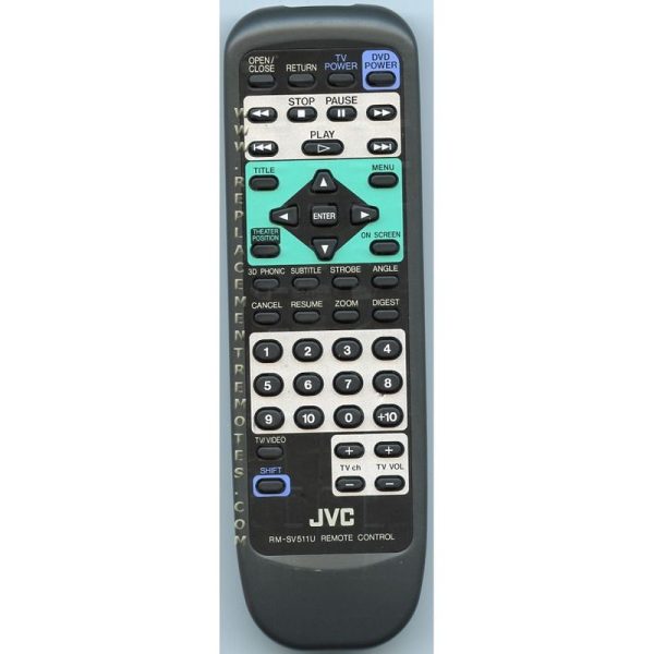 JVC RMSV511U DVD Remote Control