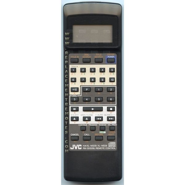 JVC RMSX509U CD Remote Control