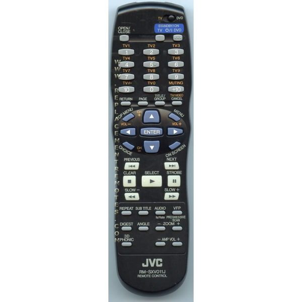 JVC RMSXV011J DVD Remote Control