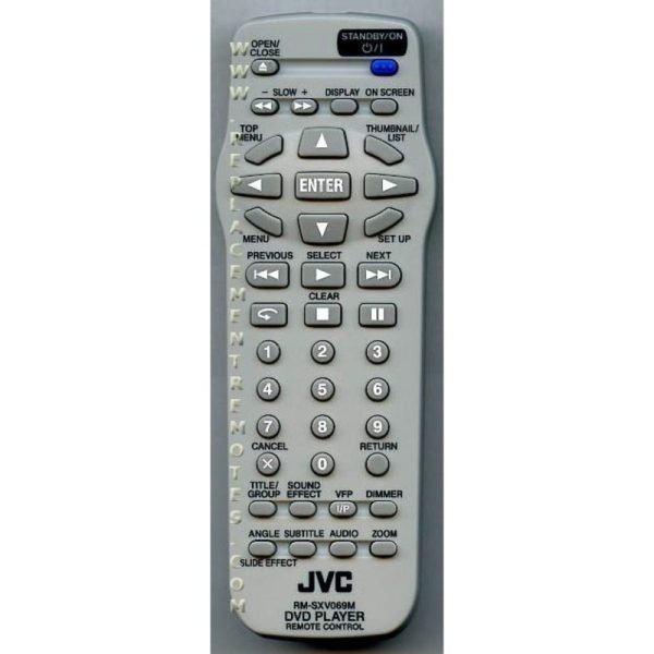 JVC RMSXV069M DVD Remote Control