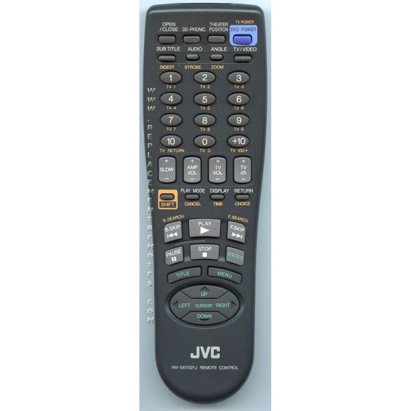 JVC RMSXV521J DVD Remote Control