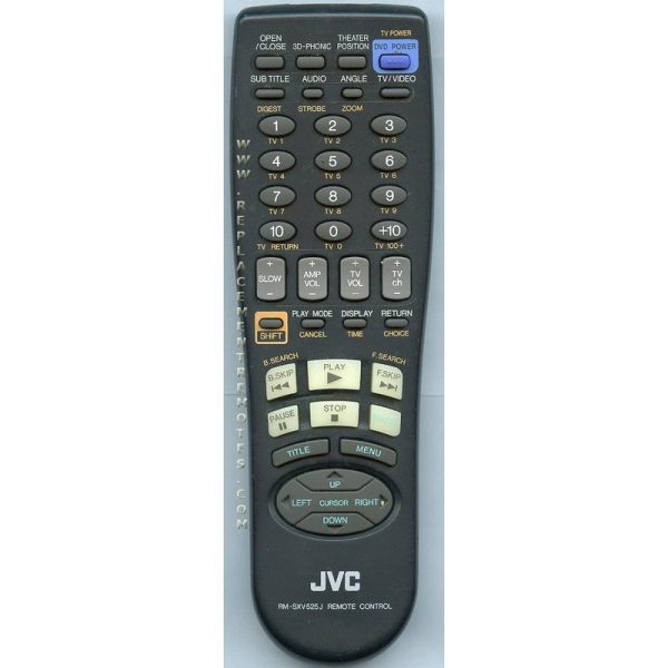 JVC RMSXV525J DVD Remote Control