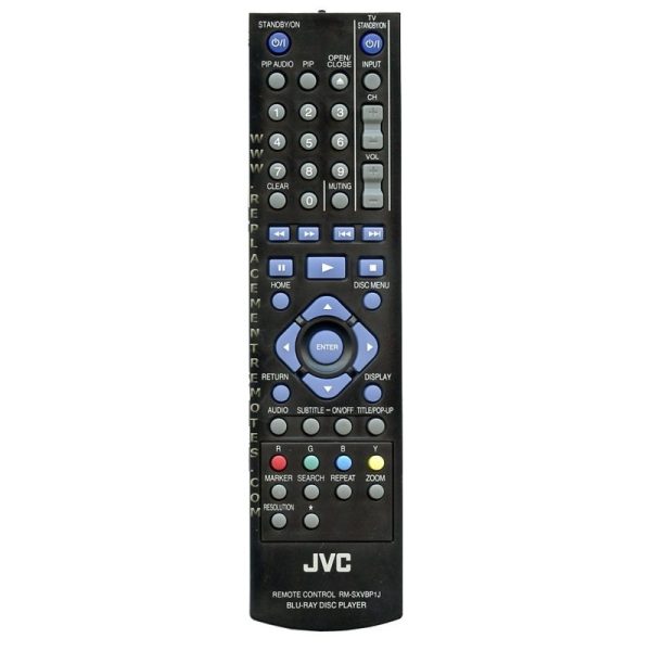 JVC RMSXVBP1J Blu-ray Remote Control