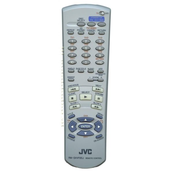 JVC RMSXVF85J DVD Remote Control