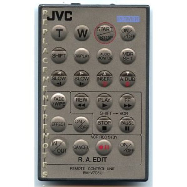 JVC RMV708U Video Camera Remote Control