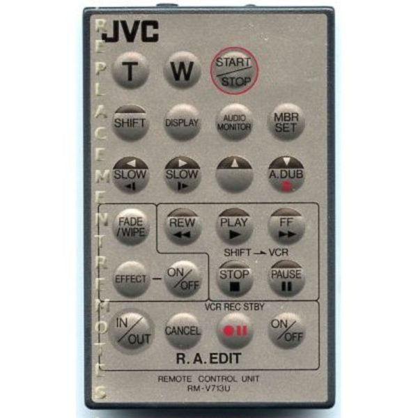 JVC RMV713U Video Camera Remote Control