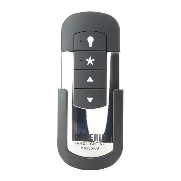 K6266/99198 / K626602000 4-Speed Chrome for Hunter and Casablanca Ceiling Fan Remote Control