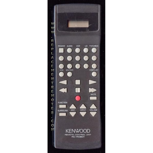 Kenwood RCR0801 Receiver Remote Control