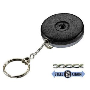 Key Reel Key Bak Slip On Black by Lucky Line