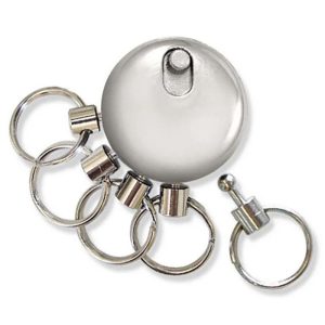 Key Release with Five Key Rings by Lucky Line
