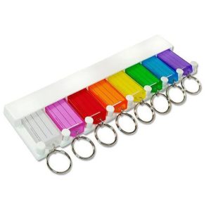 Key Tag Rack Blister – 8 Tags by Lucky Line