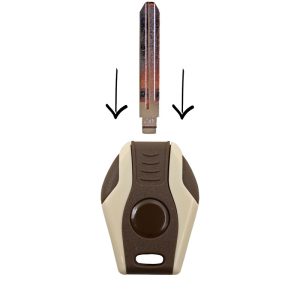 KeyDiy KD Blank Key Blade MFK Transponder Head Brown